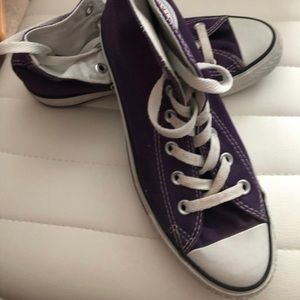 Purple Converse Shoes